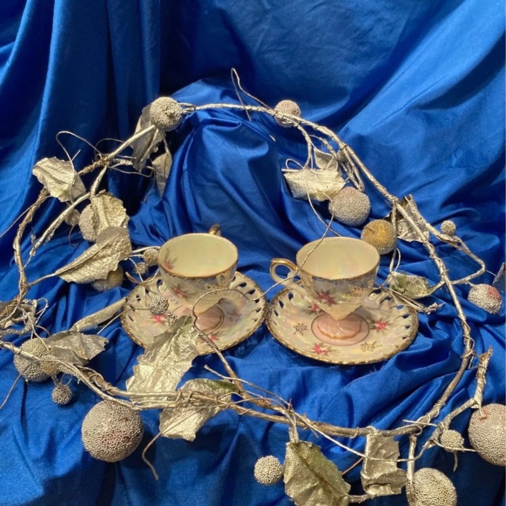 Vintage porcelain tea cups